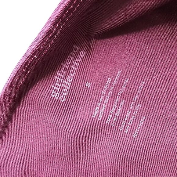 Girlfriend Collective Womens Bike Shorts, Athletic, Purple, Gym, Size Small - Picture 6 of 9